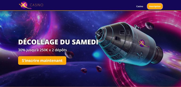 X1 Casino bonus samedi